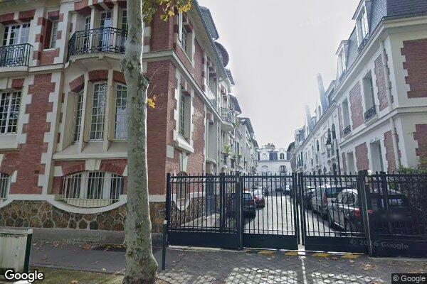 Vue Google Street View du 1 Villa Pasteur