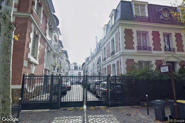Vue Google Street View du 2 Villa Pasteur