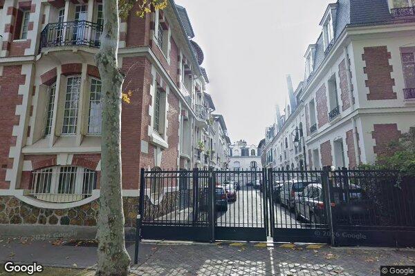 Vue Google Street View du 3 Villa Pasteur