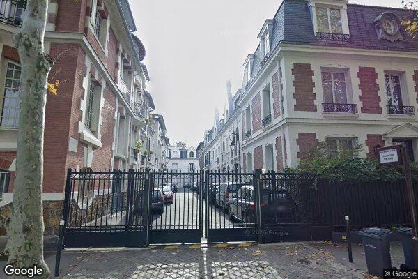 Vue Google Street View du 4 Villa Pasteur