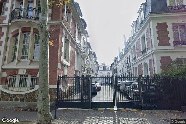 Vue Google Street View du 5 Villa Pasteur