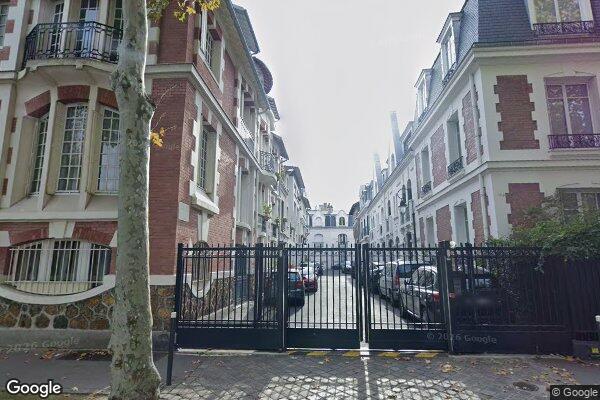 Vue Google Street View du 7 Villa Pasteur