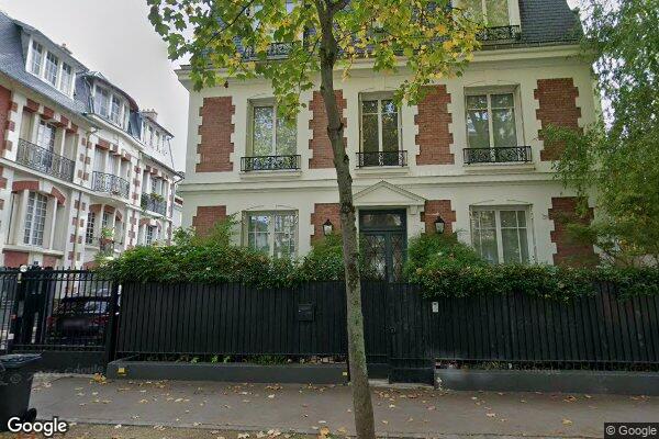 Vue Google Street View du 8 Villa Pasteur